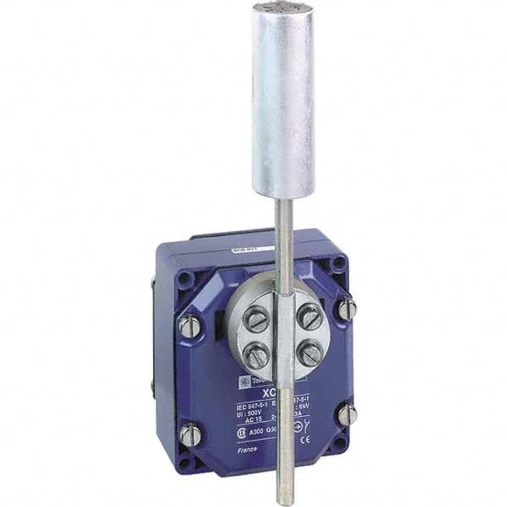 Telemecanique Sensors XCRT115 General Purpose Limit Switch: DP, 2NC/2NO, Roller Lever, Side