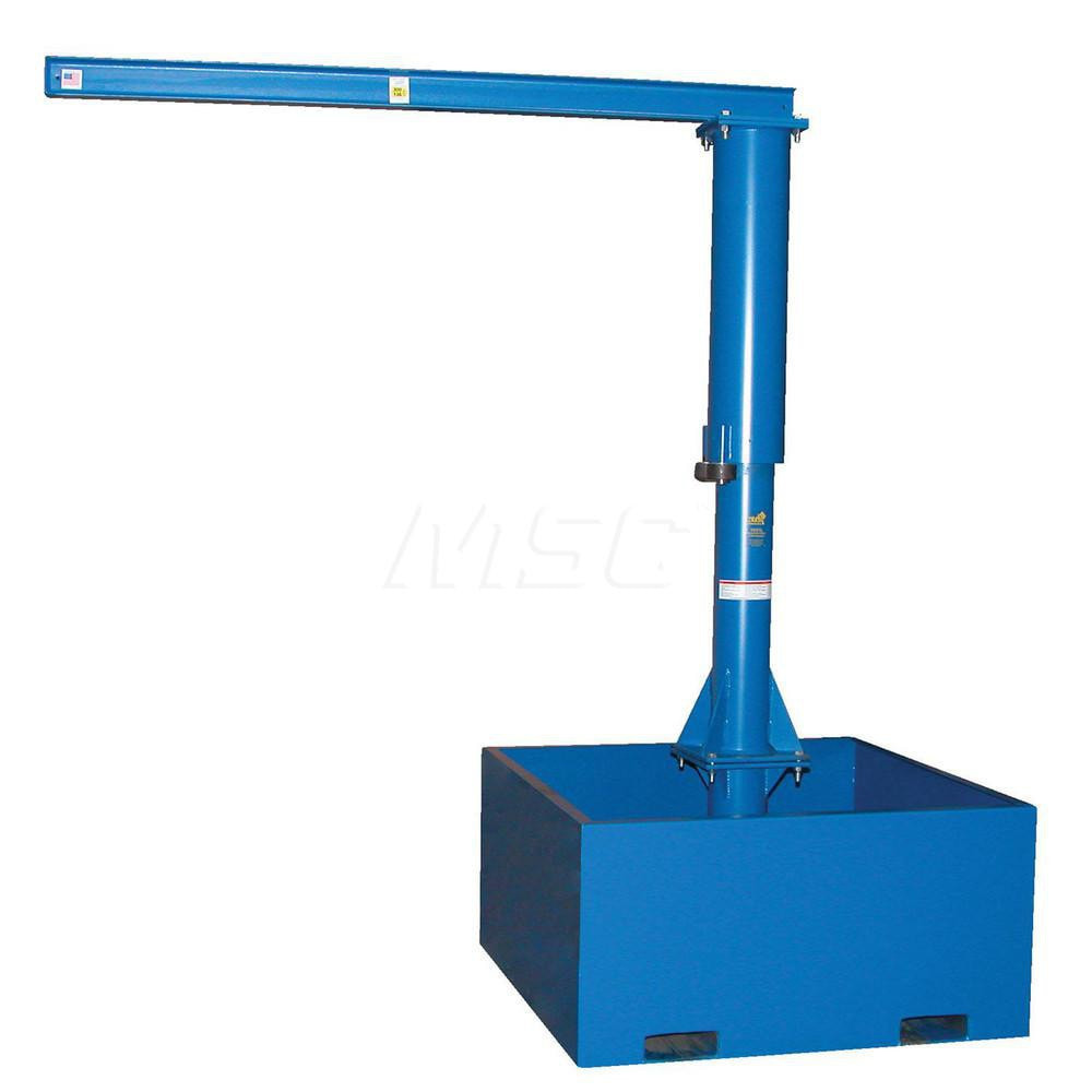 Vestil JIB-CB-25-8-10 Jib Crane: 250 lb Limit, 360 ° Rotation