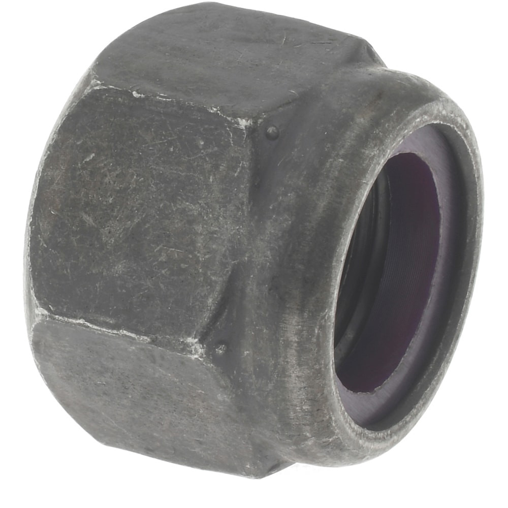 Value Collection 39641 Hex Lock Nut: Insert, Nylon Insert, 5/8-18, Grade 8 Steel, Uncoated