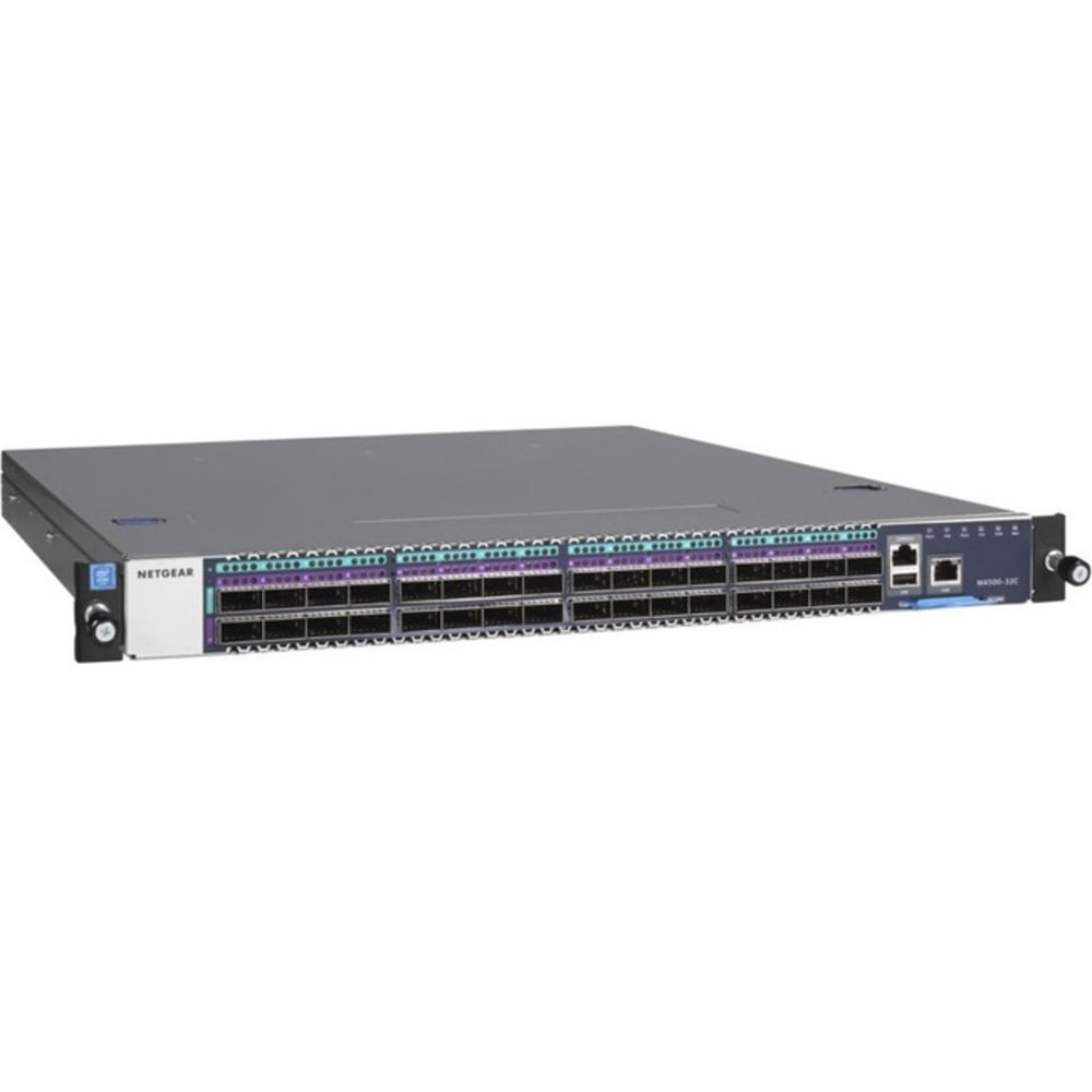 NETGEAR INC. CSM4532-100NAS Netgear CSM4532 Ethernet Switch - 32 Ports - Manageable - 3 Layer Supported - Modular - Twisted Pair - 1U High - Rack-mountable, Rail-mountable - Lifetime Limited Warranty