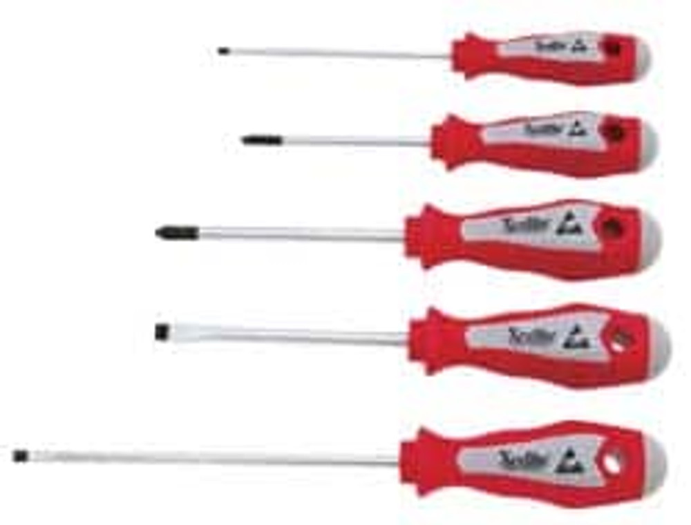 Xcelite XPE500 Screwdriver Set: 5 Pc, Phillips & Slotted