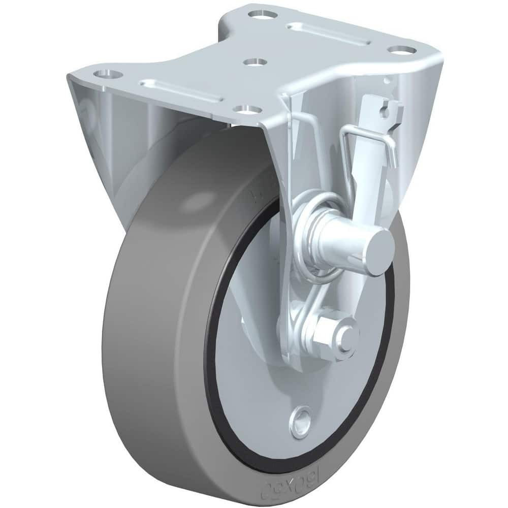 Blickle 913549 Top Plate Casters; Mount Type: Plate ; Number of Wheels: 1.000 ; Wheel Diameter (Inch): 8 ; Wheel Material: Polyurethane ; Wheel Width (Inch): 2 ; Wheel Color: Blue