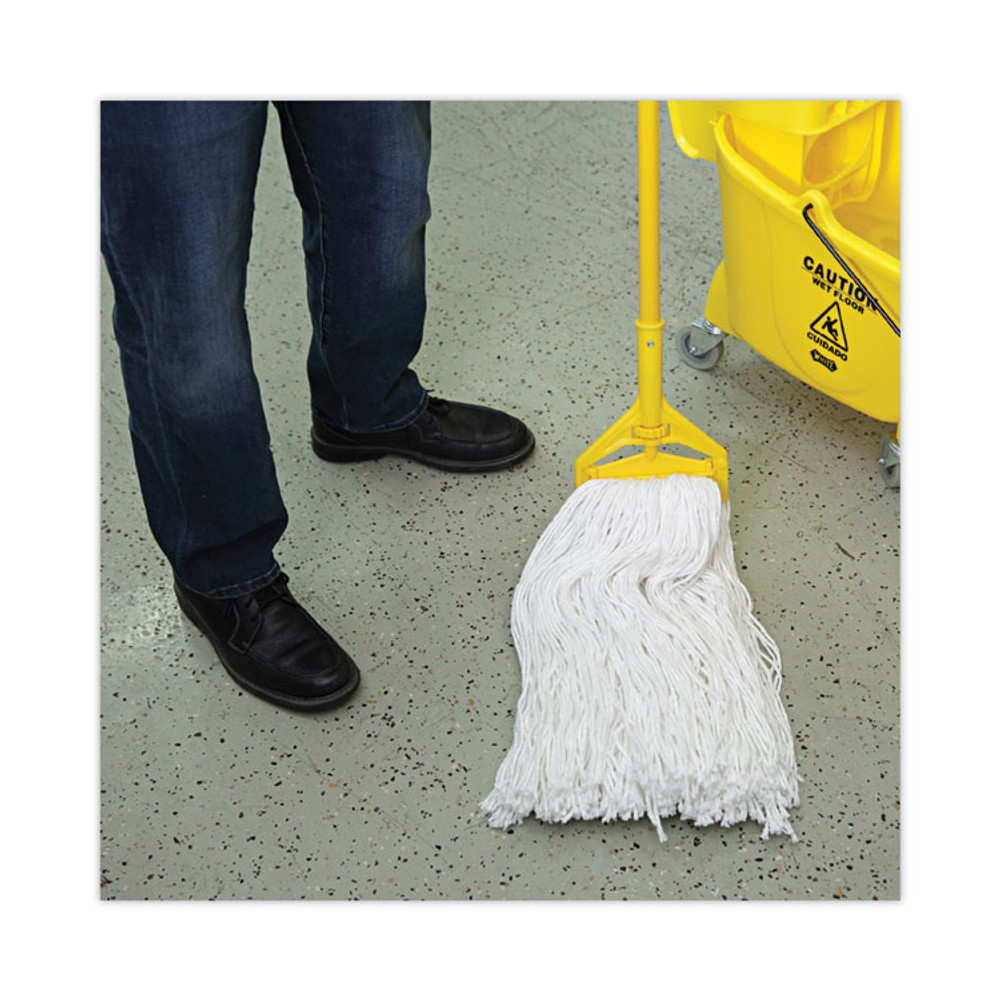 BOARDWALK 232R Mop Head, Premium Standard Head, Rayon Fiber, 32 oz, White, 12/Carton