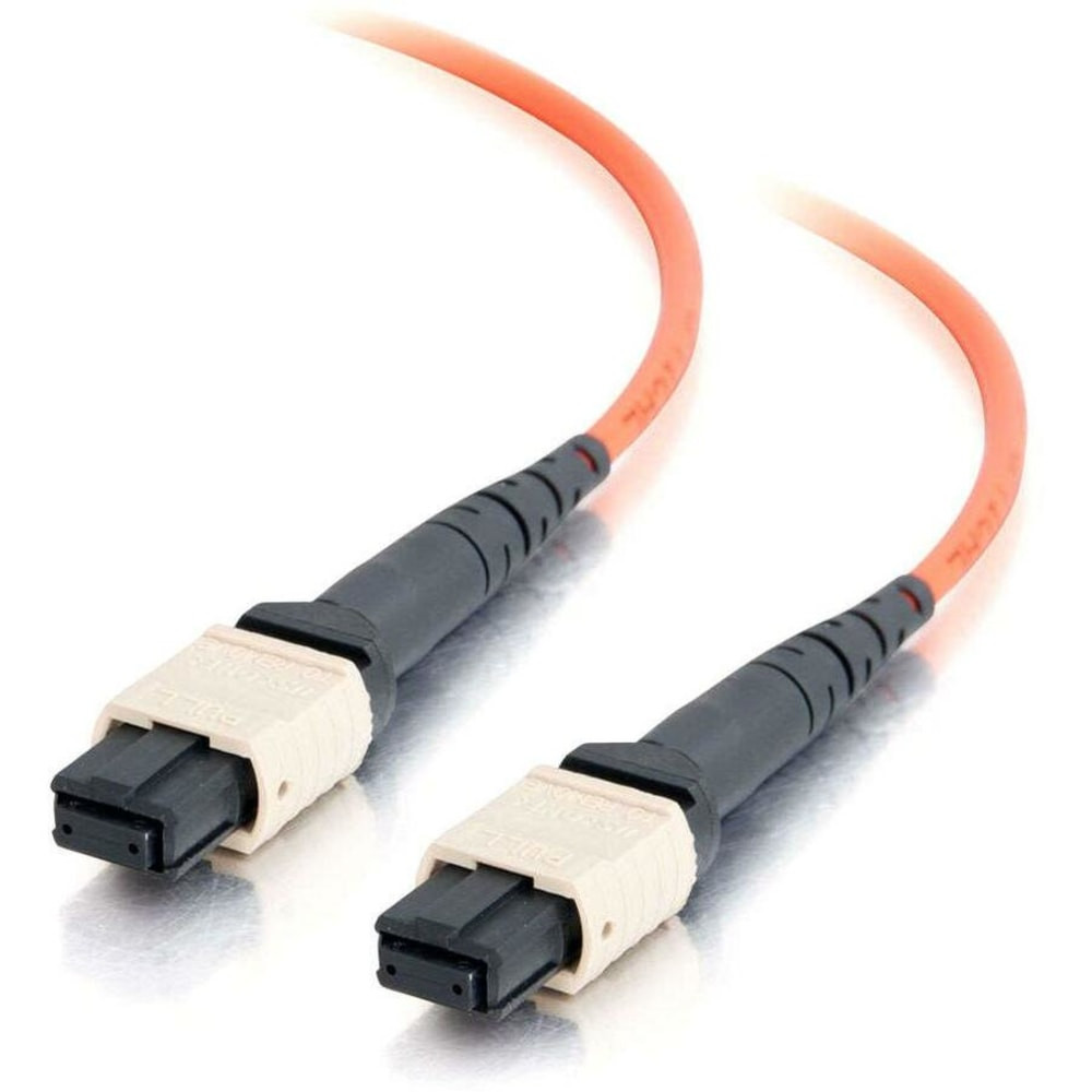 LASTAR INC. C2G 35110  30m MTP 50/125 OM2 Multimode Fiber Optic Assembly Ribbon Cable - Low Smoke Zero Halogen LSZH - Orange - Network cable - MTP multi-mode (F) to MTP multi-mode (F) - 30 m - fiber optic - 10 / 125 micron - OM2 - orange