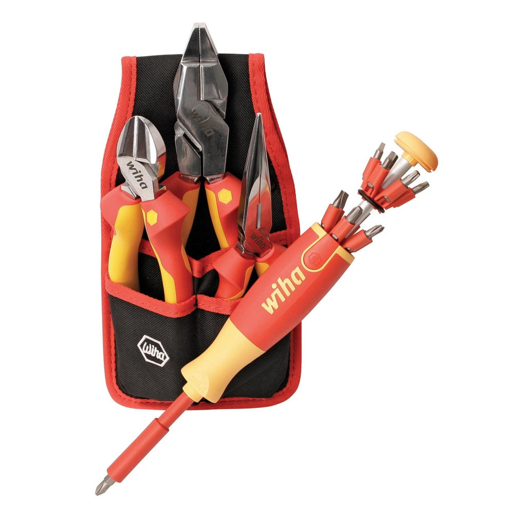 Wiha 32886 Combination Hand Tool Set: 17 Pc, Insulated Tool Set