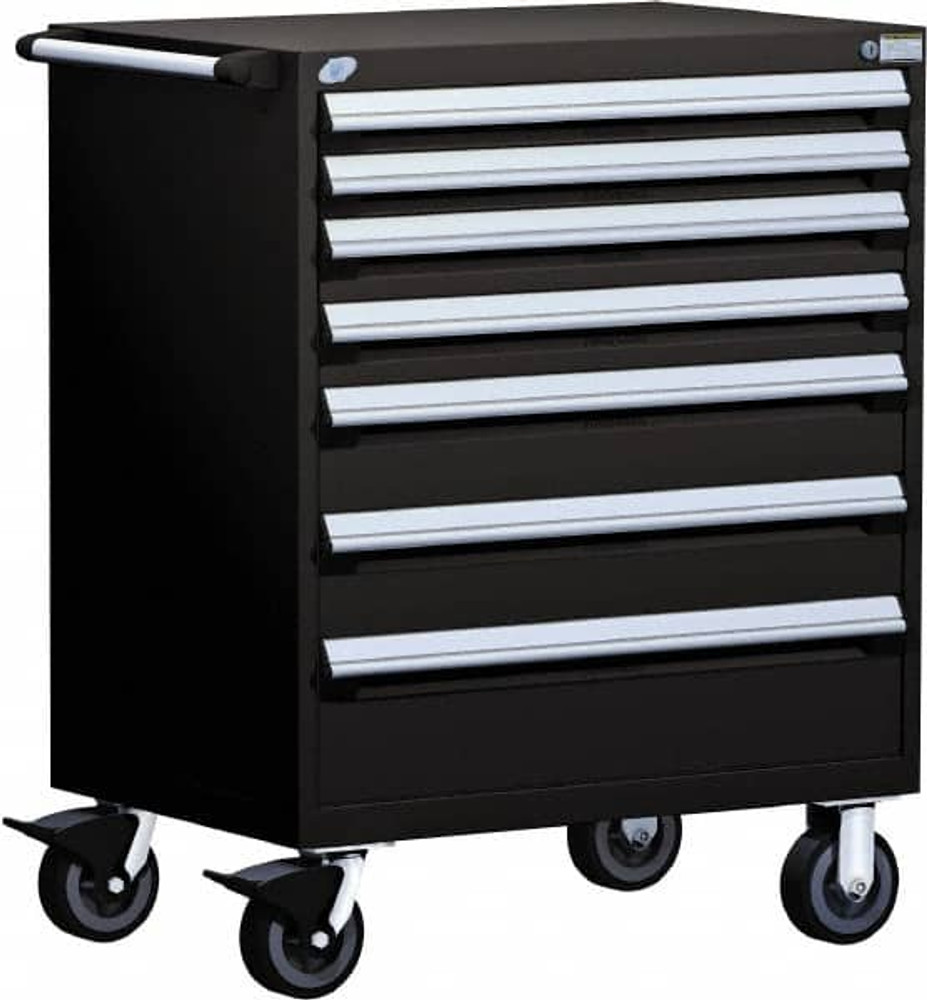 Rousseau Metal R5BDD-3801-081 Steel Tool Roller Cabinet: 5 Drawers