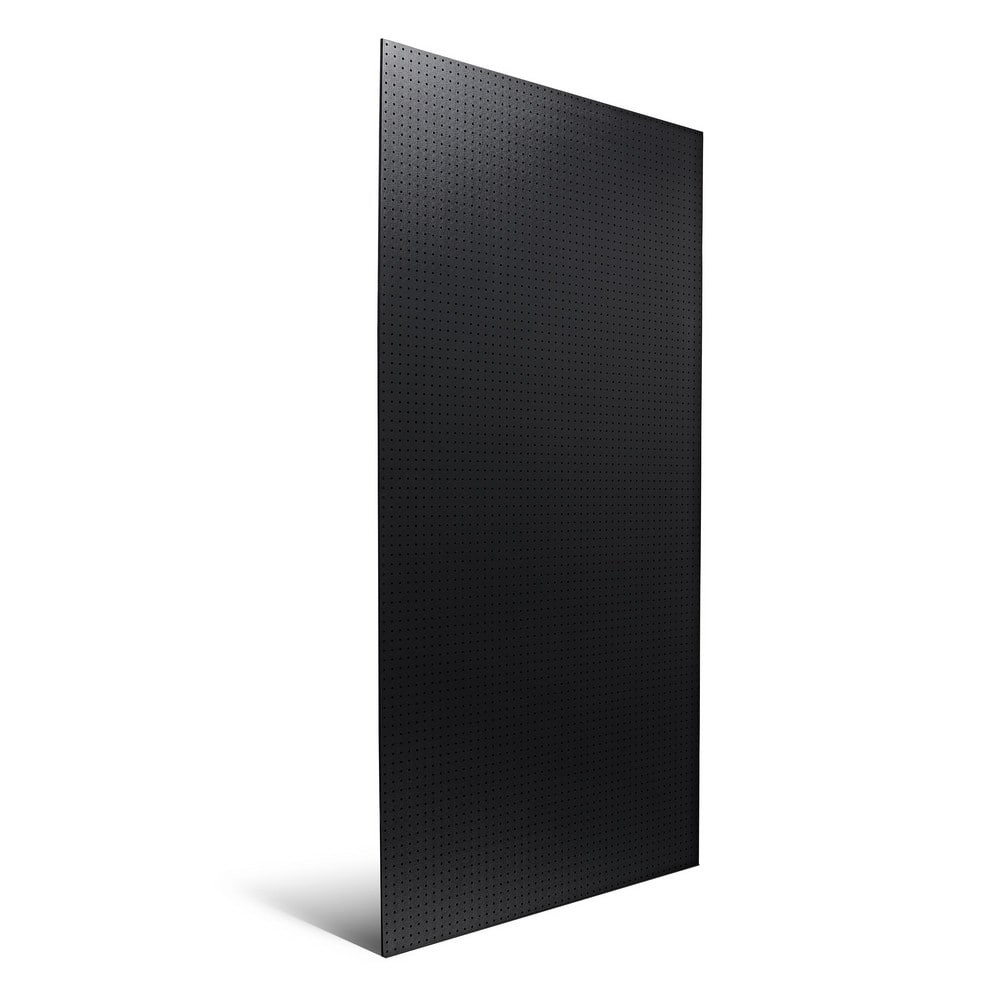 Triton Products DB-96BLK Pegboard Storage Board: Round Holes, 48" High, 96" Wide, 0.2500" Deep