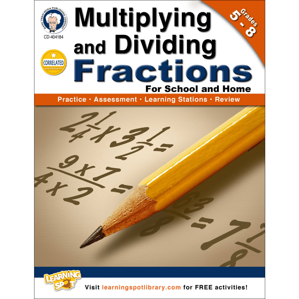 Uses systematic exercises for adding and subtracting fractions  Focuses on 1 skill at a time to achieve gradual math mastery.  Aligned to Common Core State Standards.