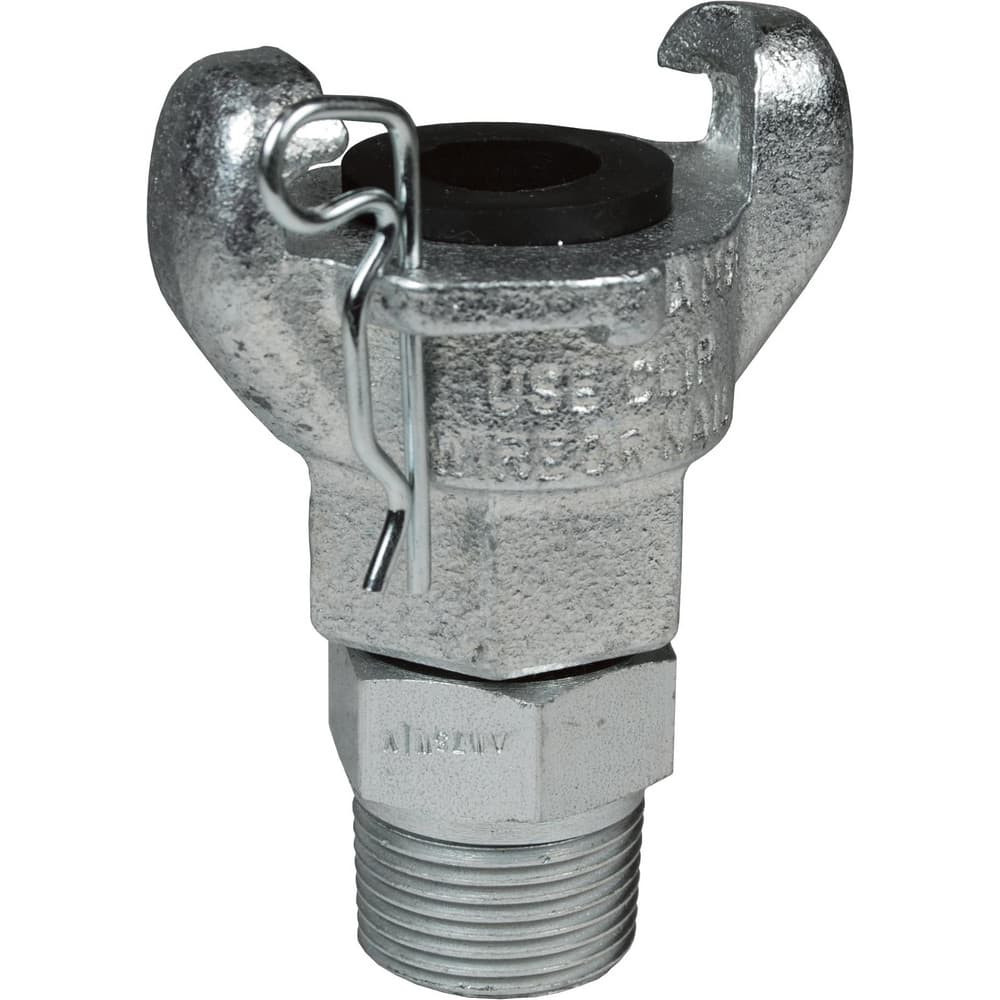 Dixon Valve & Coupling AM7SWIV Universal Hose Couplings; Type: Swivel Male Ends ; Material: Plated Iron ; Thread Size: 3/4 ; Thread Standard: NPT ; Connection Type: Threaded ; Maximum Pressure: 150psi
