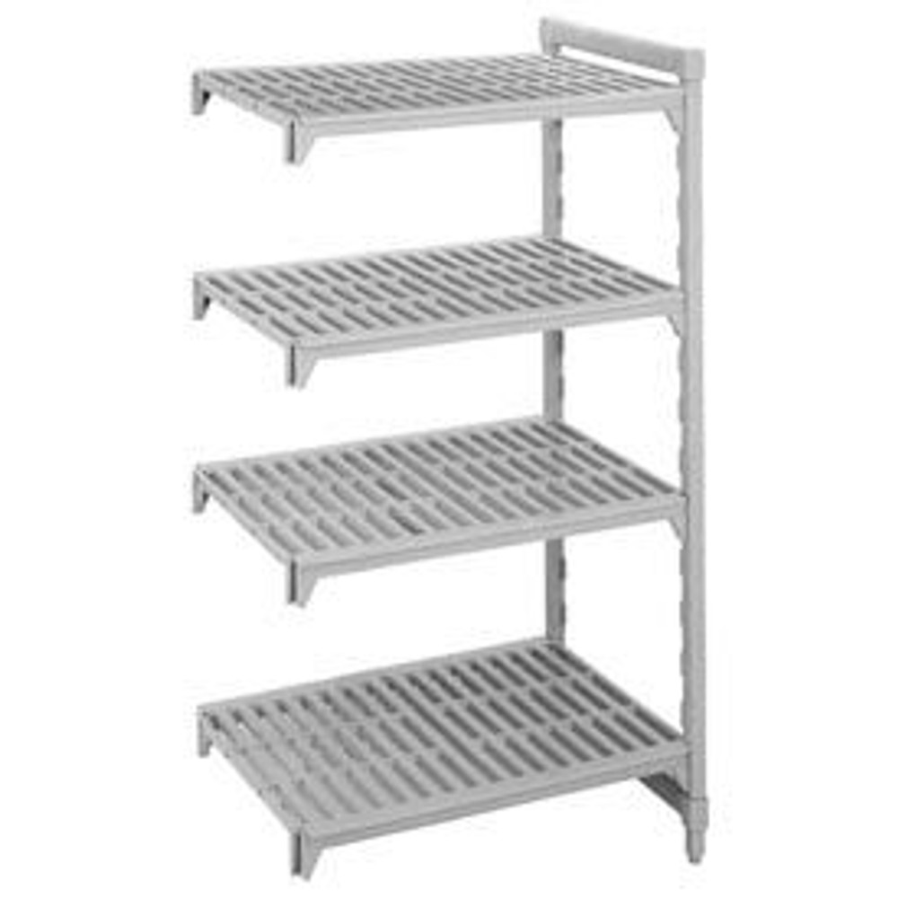 Cambro Manufacturing Camshelving® Premium Add-On Unit - 4 Vented Shelves 18x48x72 p/n CPA184872V4480