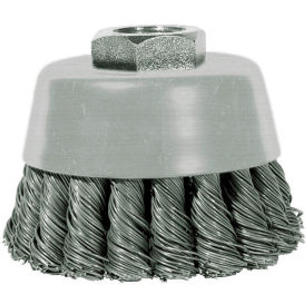 Century Drill & Tool Century Drill 76046 Angle Grinder Cup Brush 3"" Dia. Knot Steel 0.02"" p/n 76046