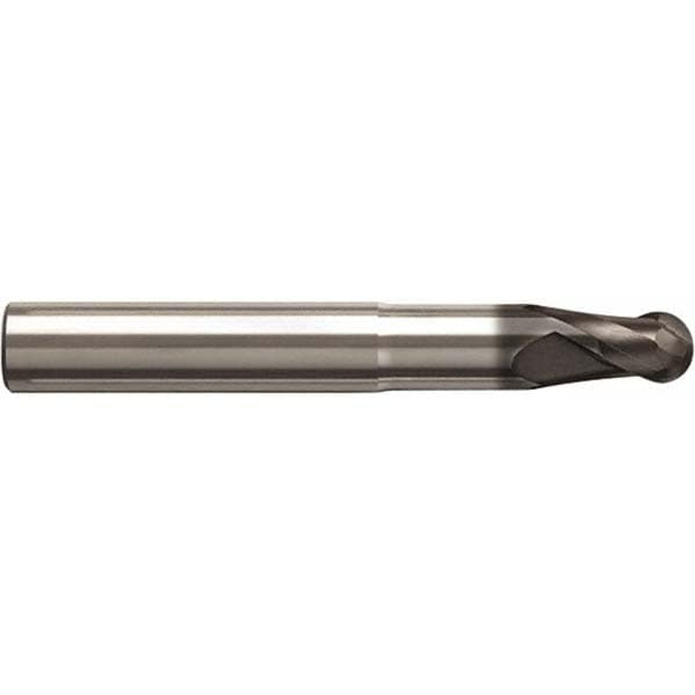 Seco 02928208 Ball End Mill: 0.1969" Dia, 0.1969" LOC, 2 Flute, Solid Carbide