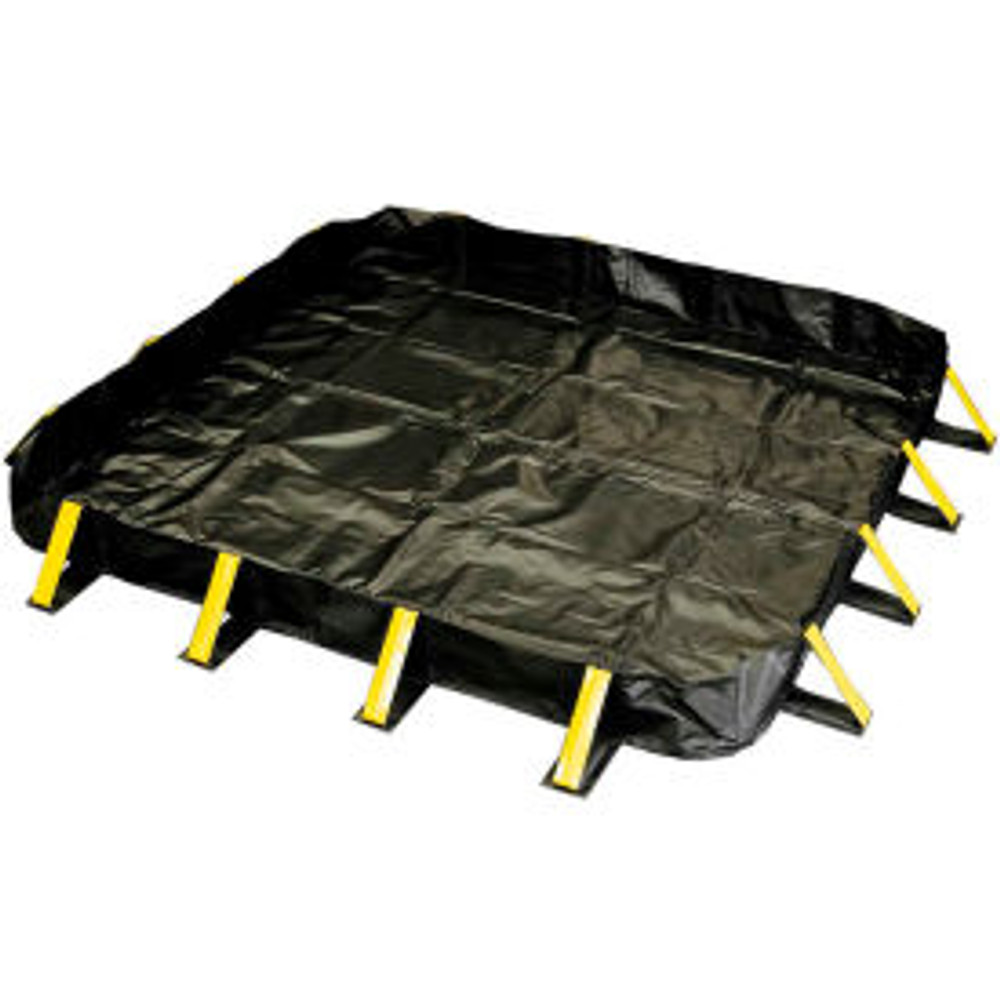 ENPAC® Stinger Berm™ Spill Containment Puncture Resistant 12'L X 12'W X 12""H p/n 48-12121-BK-SU