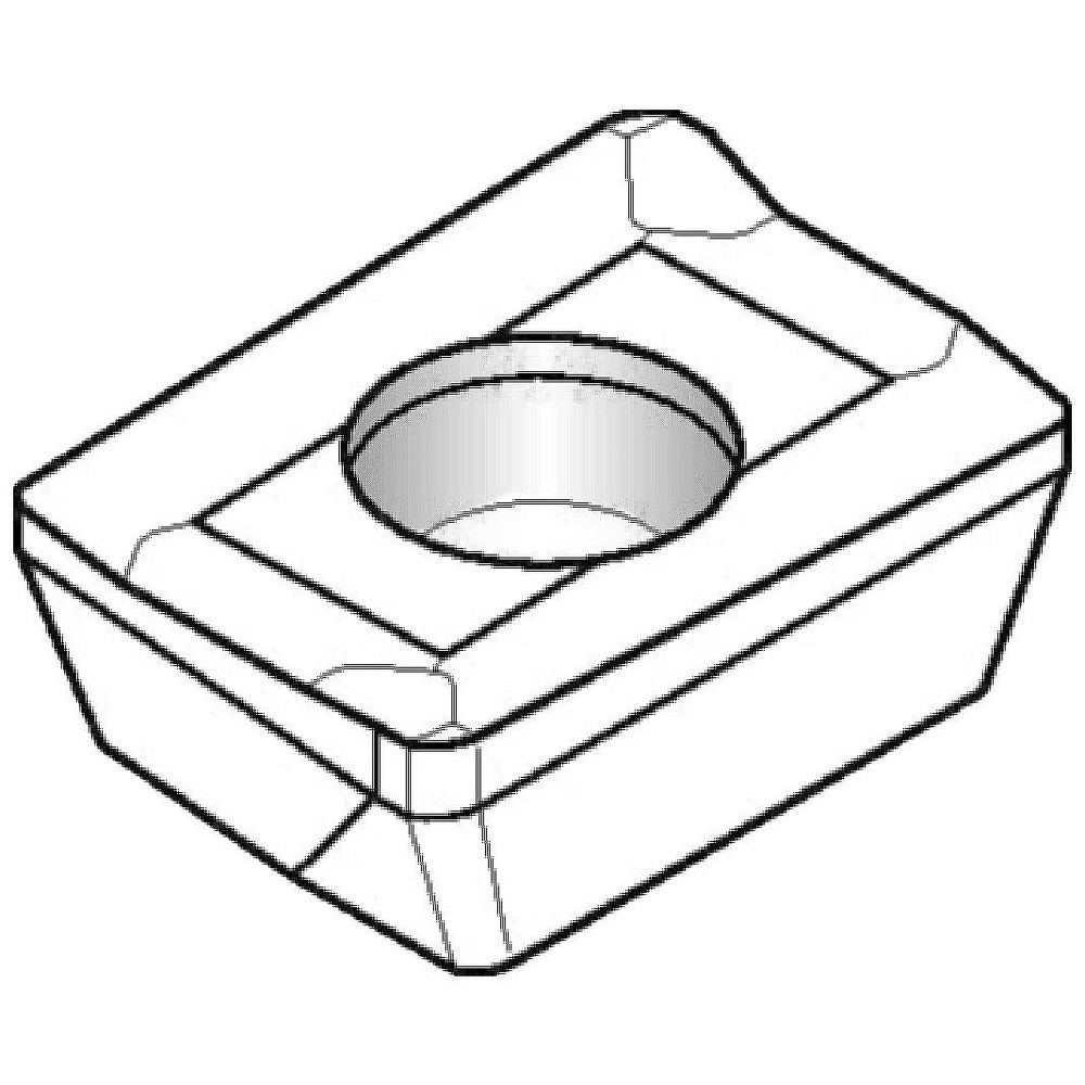 Widia 3577954 Milling Insert: BDMT170412ERML, TN6405, Carbide