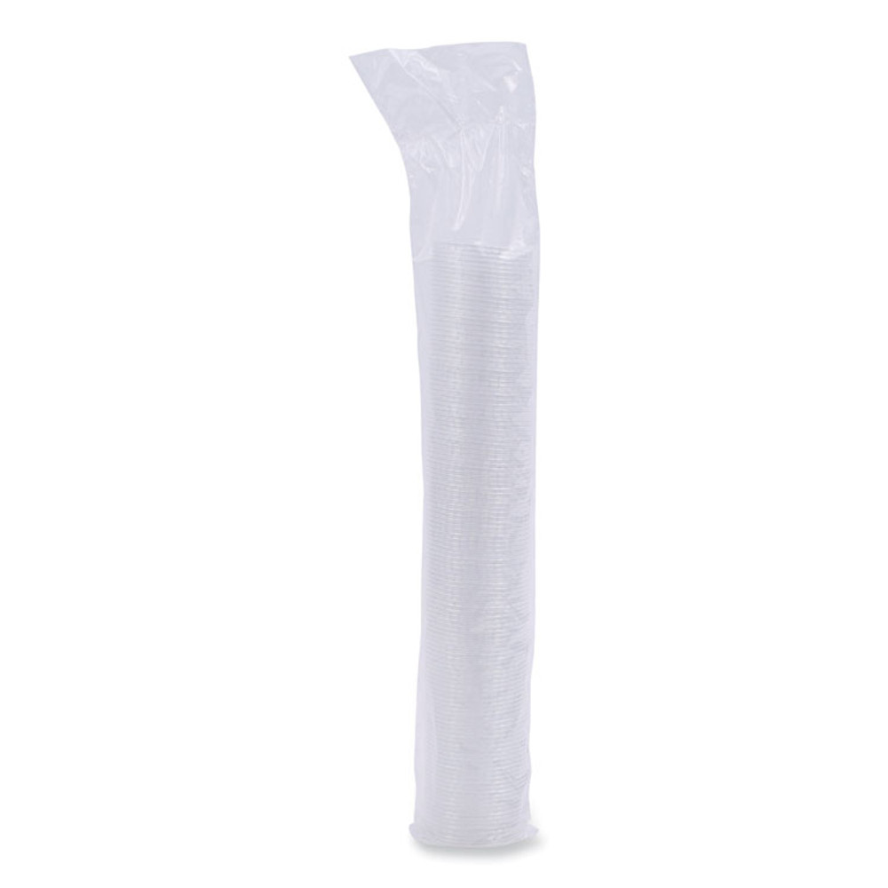 BOARDWALK PRTLID2 Souffle/Portion Cup Lids, Fits 1.5 oz and 2 oz Portion Cups, Plastic, Clear, 2,500/Carton