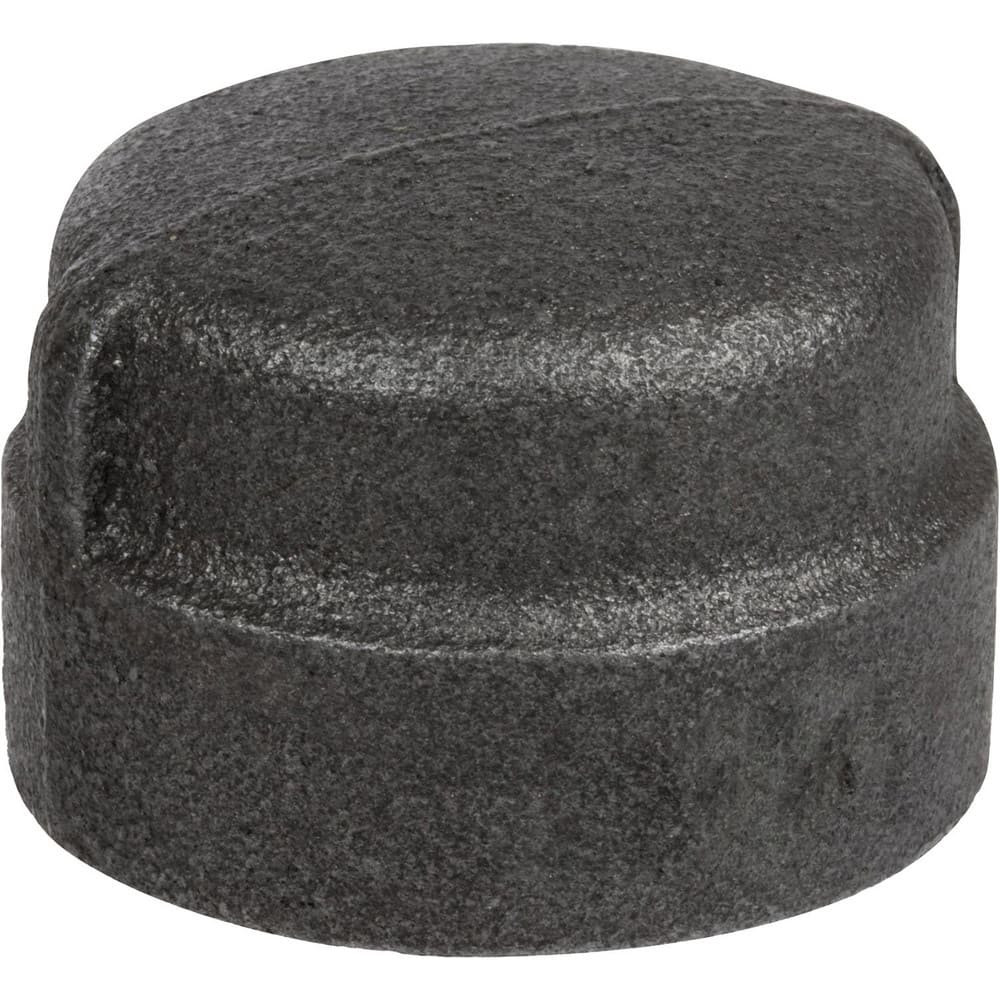USA Industrials ZUSA-PF-20553 Black Pipe Fittings; Fitting Type: Round Cap ; Fitting Size: 3" ; End Connections: NPT ; Material: Iron ; Classification: 300 ; Fitting Shape: Cap