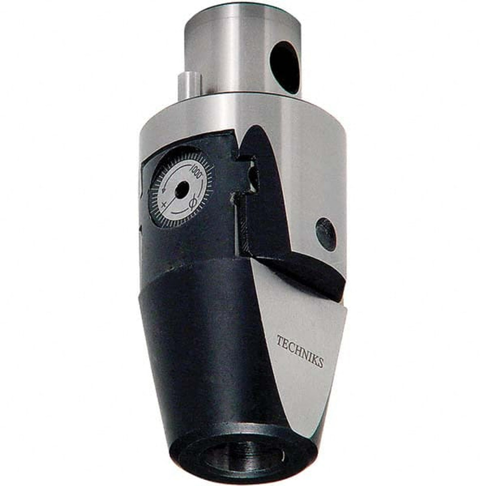 Techniks 6011050 Boring Head: 27 mm Body Dia, 8 mm Hole Dia, Manual