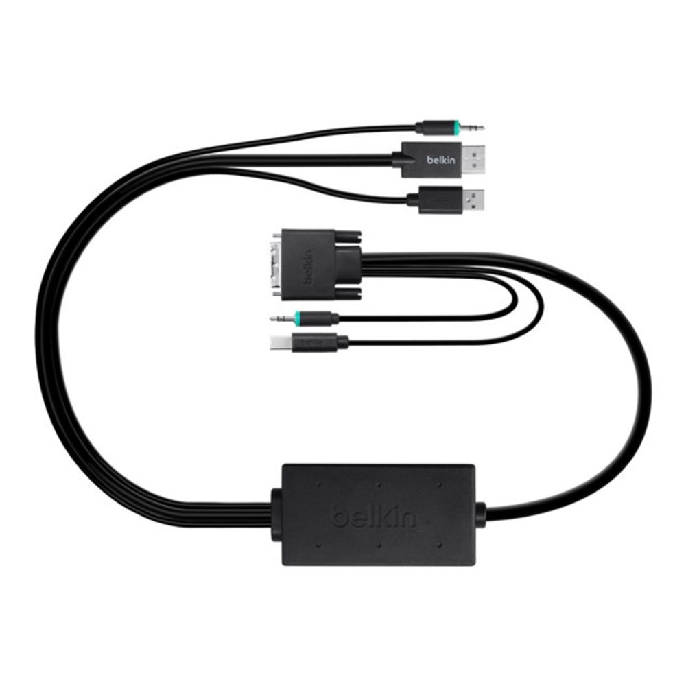 BELKIN, INC. Belkin F1D9017B10  DisplayPort/DVI KVM Cable - 10 ft DisplayPort/DVI KVM Cable for KVM Switch - First End: 1 x DisplayPort Digital Audio/Video - Male - Second End: 1 x DVI Digital Video