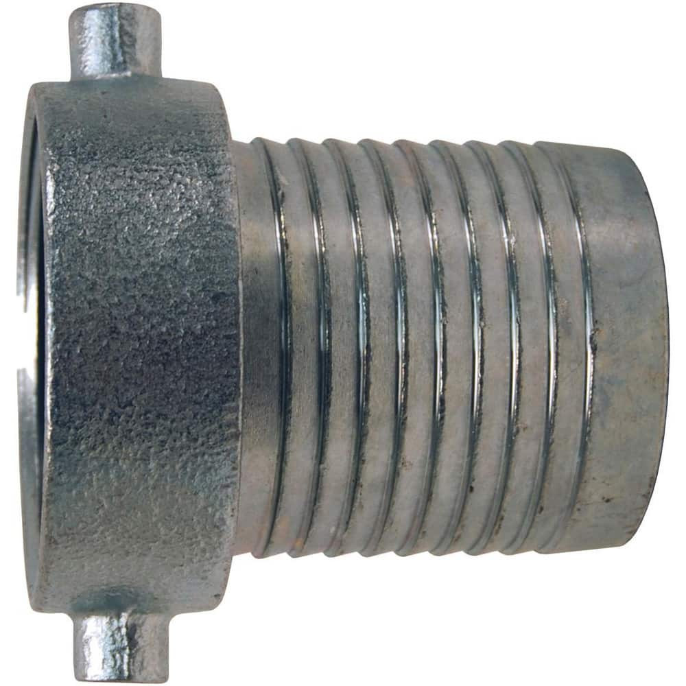 Dixon Valve & Coupling FCSM200 Suction & Discharge Hose Couplings; Type: Steel King Short Shank Suction Coupling ; Coupling Type: Female Suction Coupling ; Coupling Descriptor: Plated Steel Shank w/Plated Iron Nut ; Material: Plated Steel ; Coupler S