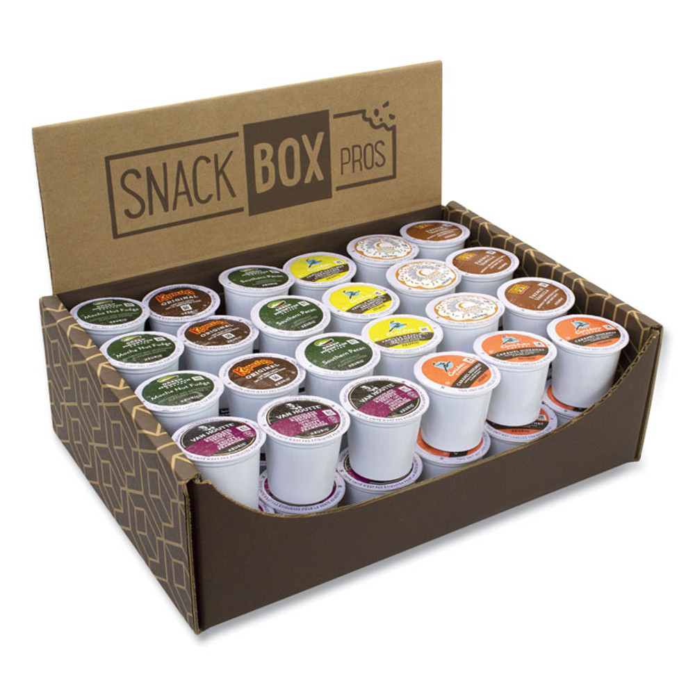 SNACK BOX PROS 70000038 Favorite Flavors K-Cup Assortment, 48/Box