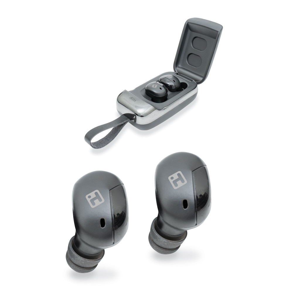 BYTECH NY, INC. HMAUBE210BK iHome XT-20 True Wireless Weatherproof Bluetooth Earbuds, Black