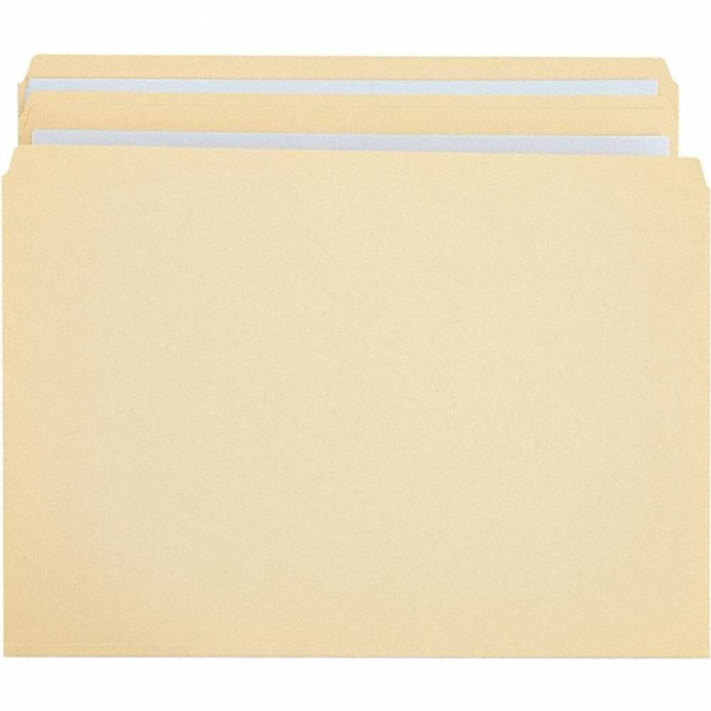 UNIVERSAL UNV16120 File Folders with Top Tab: Legal, Manila, 100/Pack