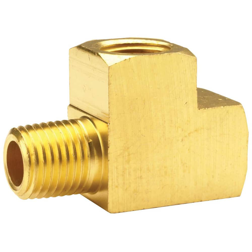 Dixon Valve & Coupling 3260202C Brass & Chrome Pipe Fittings; Fitting Type: Pipe Street Tee ; Fitting Size: 1/8 x 1/8 ; End Connections: MNPT x FNPT ; Material Grade: CA360 ; Connection Type: Threaded ; Pressure Rating (psi): 1000