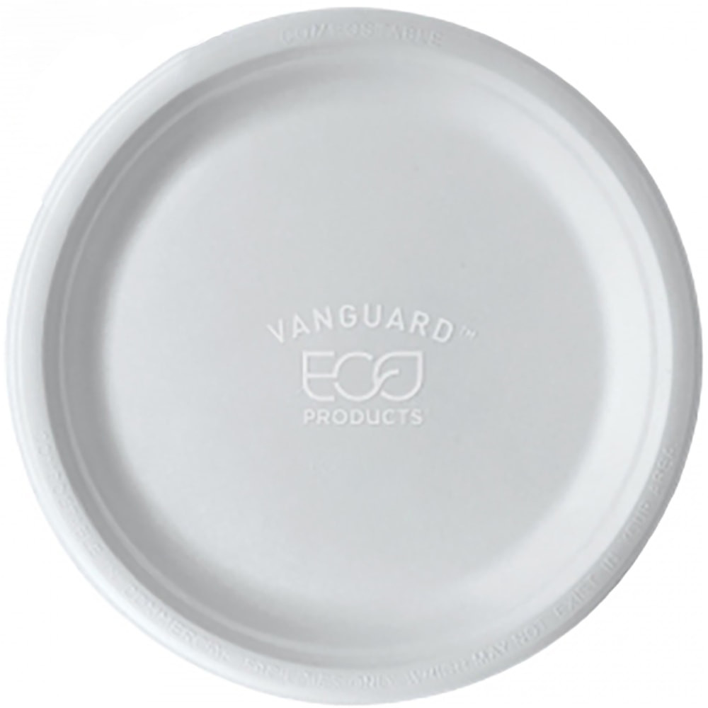 Cook up a hearty meal and serve your guests with Eco-Products Sugarcane Plates. These durable plates are both grease- and cut-resistant to handle any meal you make, and they can be composted after you are done.  Made from sugarcane fibers.  Durable design can handle plenty of food.  Grease- and cut-resistant construction.  Freezer- and microwave-safe design.  Eco-conscious choice - has one or more meaningful eco-attributes or eco-labels.  Plant-based content - made using tree-free agricultural products or by-products, helping you support innovative use of plants while reducing use of forests or other resources.