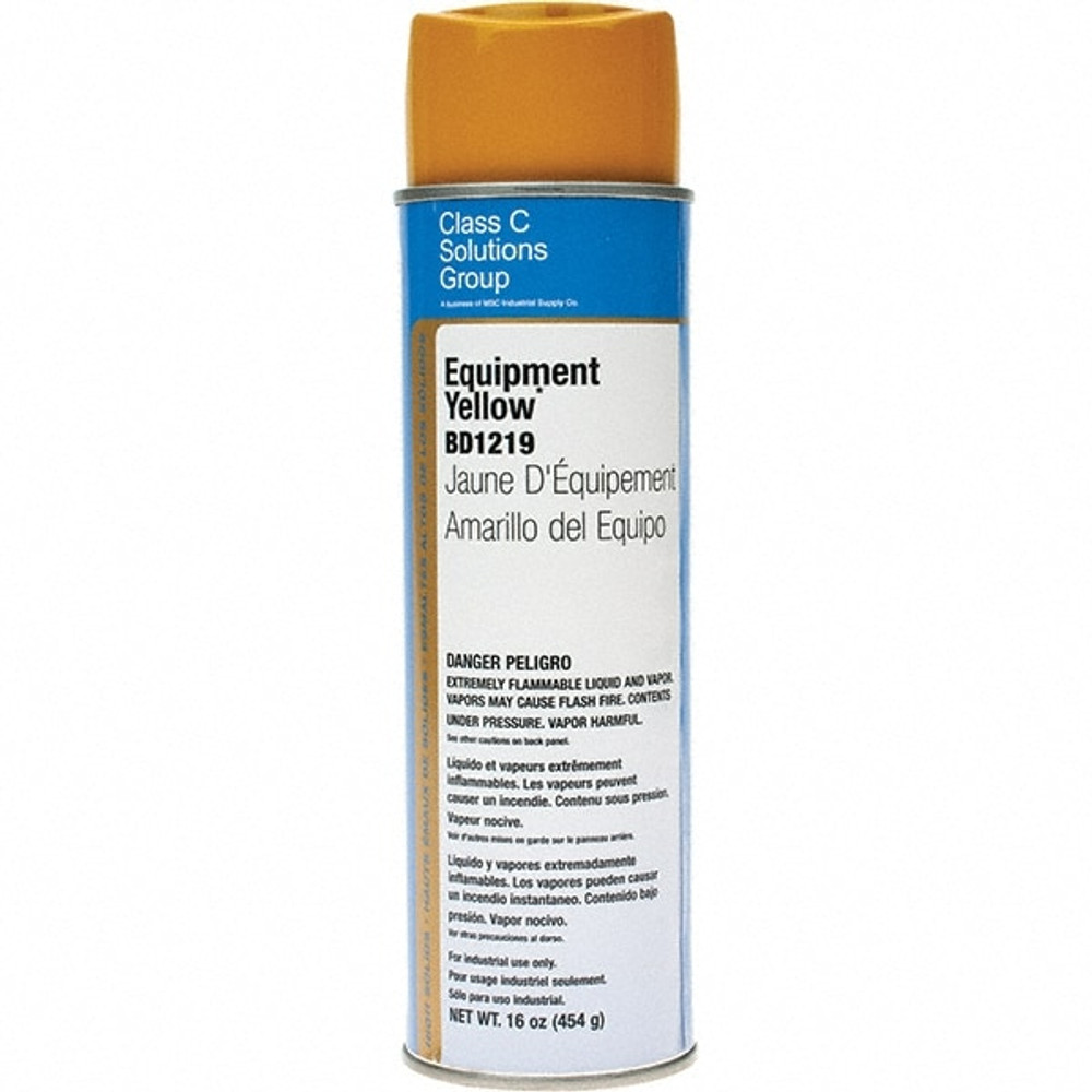 MSC BD1219-1 Striping Spray Paint: Equipment Yellow