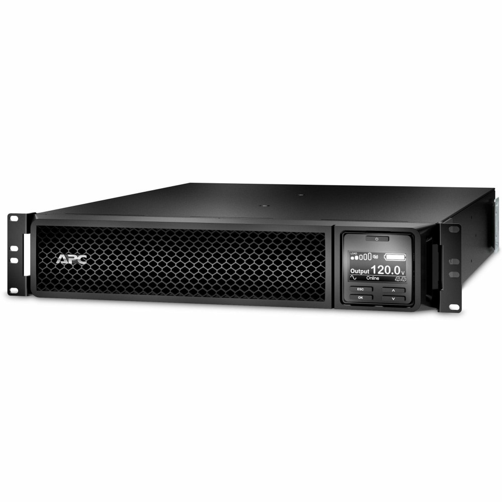 AMERICAN POWER CONVERSION CORP SRT1500RMXLA APC by Schneider Electric Smart-UPS SRT 1500VA RM 120V - 2U Rack-mountable - 3 Hour Recharge - 5 Minute Stand-by - 120 V Input - 120 V AC Output - Sine Wave - 6 x NEMA 5-15R - 6 x Battery/Surge Outlet