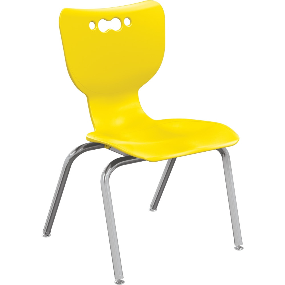 MOORECO INC MooreCo 53314-1-YELLOW-NA-CH  Hierarchy Armless Chair, 14in Seat Height, Yellow