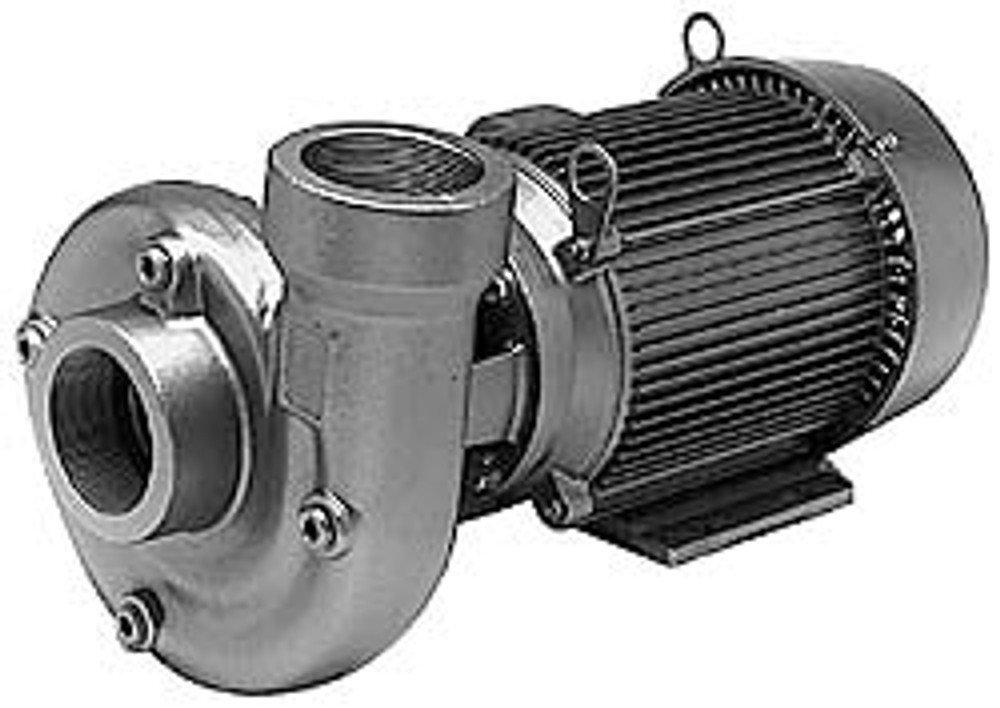 American Machine & Tool 4260-999-95 AC Straight Pump: 230/460V, 7-1/2 hp, 3 Phase, Cast Iron Housing, Stainless Steel Impeller