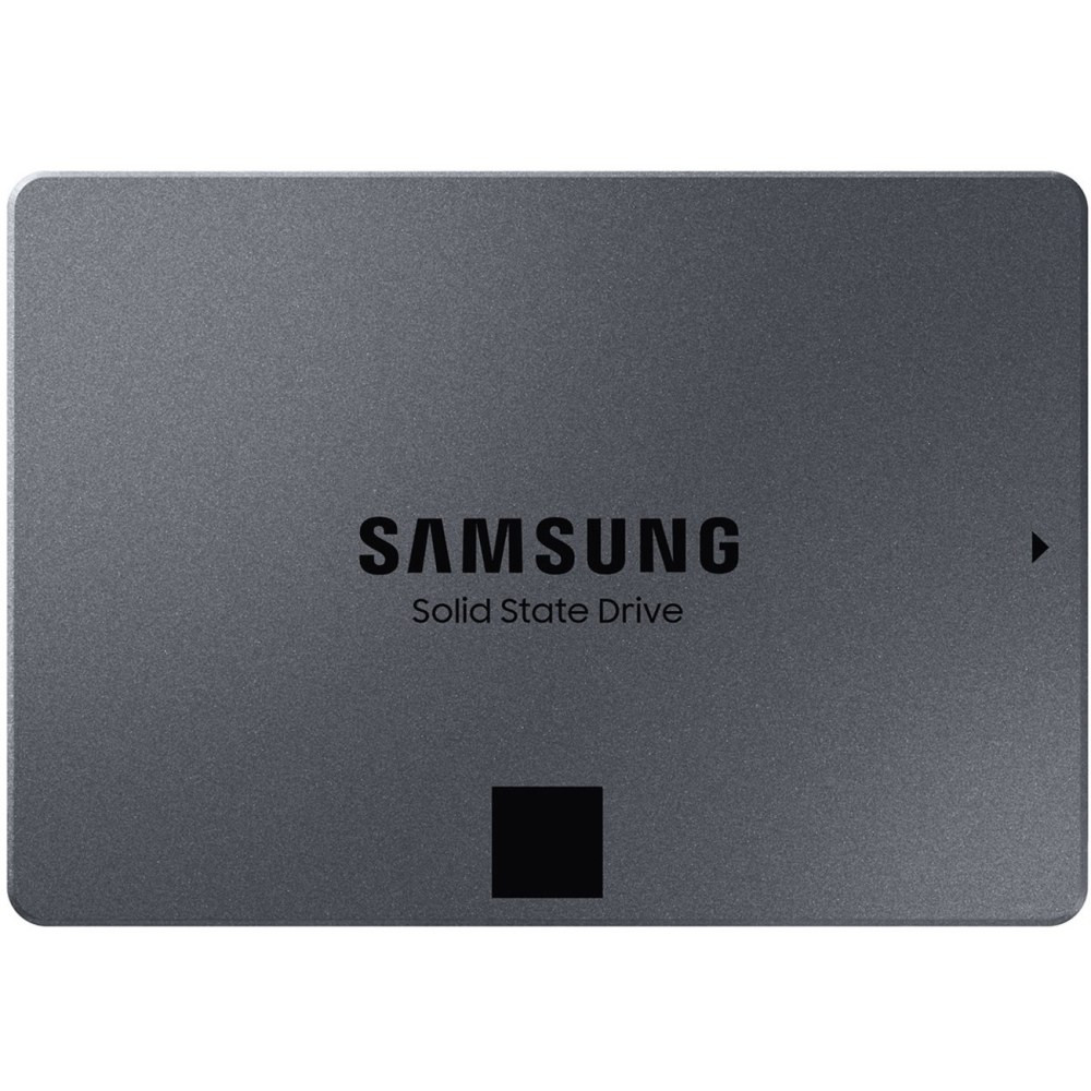 SAMSUNG MZ-77Q4T0B/AM  870 QVO MZ-77Q4T0B/AM 4 TB Solid State Drive - 2.5in Internal - SATA (SATA/600) - Desktop PC, Notebook Device Supported - 1440 TB TBW - 560 MB/s Maximum Read Transfer Rate - 256-bit Encryption Standard - 3 Year Warranty