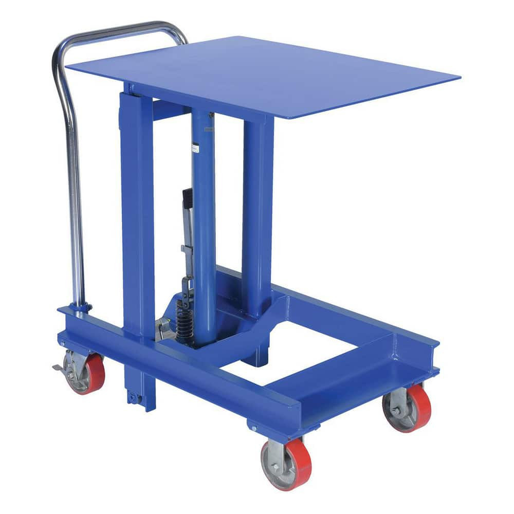 Vestil DIE-2430-60 Mobile Air Lift Table: 2,000 lb Capacity, 36" Lift Height, 24 x 30" Platform