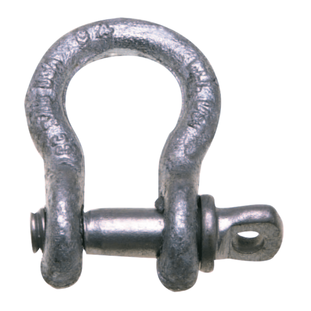 APEX TOOL GROUP 193-5410605 419 3/8in 1T Self-Colored Carbon Anchor Shackle With Screw Pin