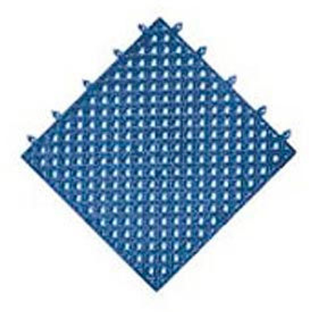 Superior Manufacturing Group NoTrax NoTrax® Modular Lok-Tyle™ Drainage Mat Interlocking Tile 12"" x 12"" Blue p/n 523S1212BU