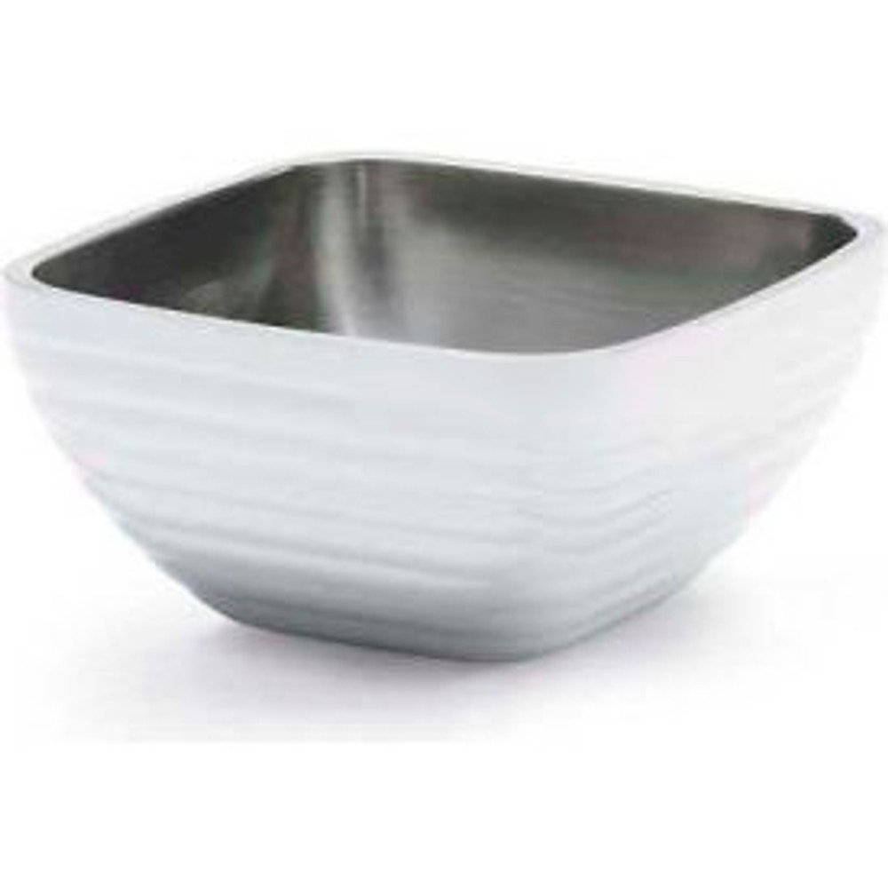 Vollrath Company Vollrath® Square Insulated Serving Bowls 4763750 8.2 Quart Pearl White p/n 4763750