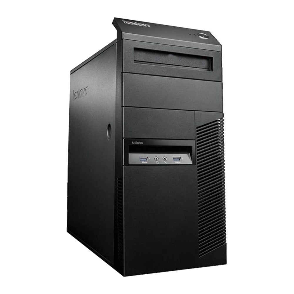 LENOVO, INC. RF610500 Lenovo ThinkCentre M93 Tower Refurbished Desktop PC, Intel Core i5, 16GB Memory, 240GB Solid State Drive, Windows 10, RF610500