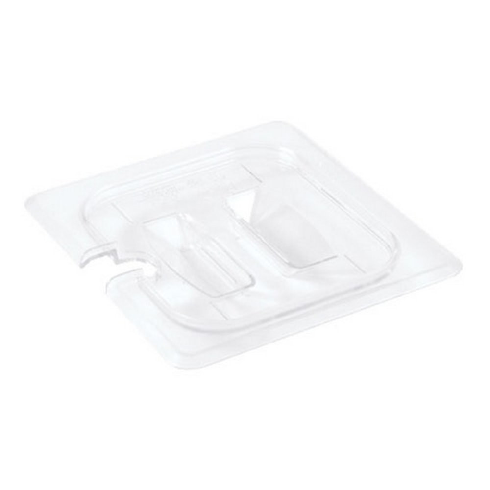 CAMBRO MFG. CO. Cambro 60CWCHN135  1/6 Size Camwear Notched Food Pan Cover, Clear
