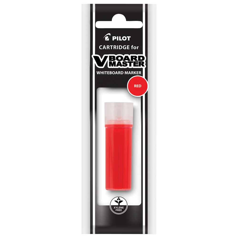 PILOT CORPORATION OF AMERICA Pilot 43924  V-Board Master BeGreen Dry-Erase Marker Refill, Red