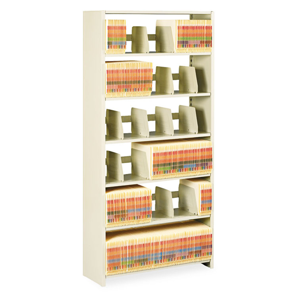 TENNSCO 1276PCSD Snap-Together Steel Six-Shelf Closed Starter Set, 36w x 12d x 76h, Sand