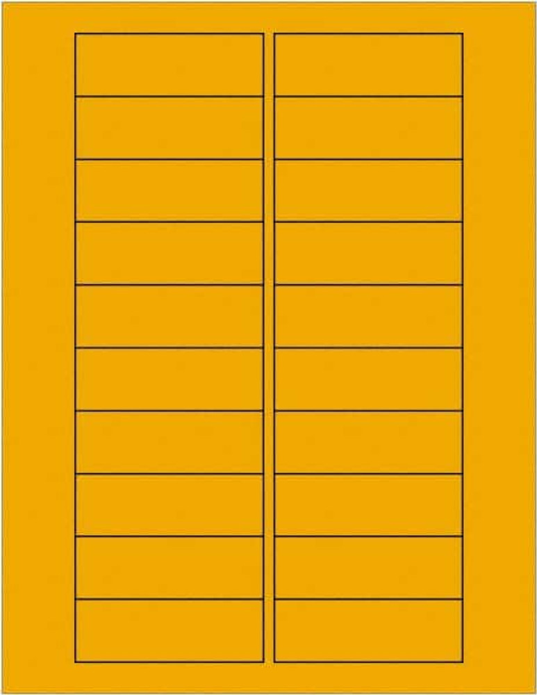 Tape Logic LL174OR Label Maker Label: Fluorescent Orange, Paper, 3" OAL, 3" OAW, 2,000 per Roll