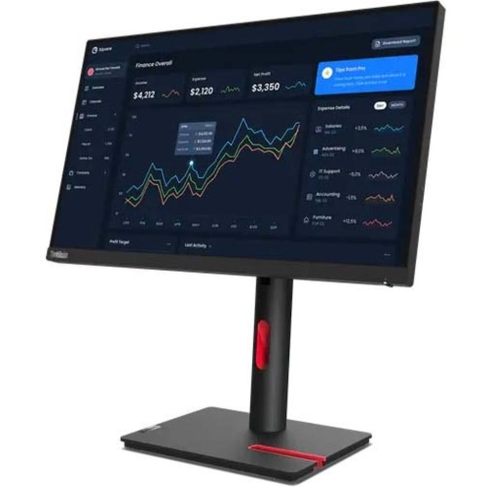 LENOVO, INC. Lenovo 63B0MAR6US  ThinkVision T22i-30 22in Class Full HD LCD Monitor - 16:9 - Raven Black - 21.5in Viewable - In-plane Switching (IPS) Technology - WLED Backlight - 1920 x 1080 - 16.7 Million Colors - 250 Nit - 4 ms - 60 Hz Refresh Rate