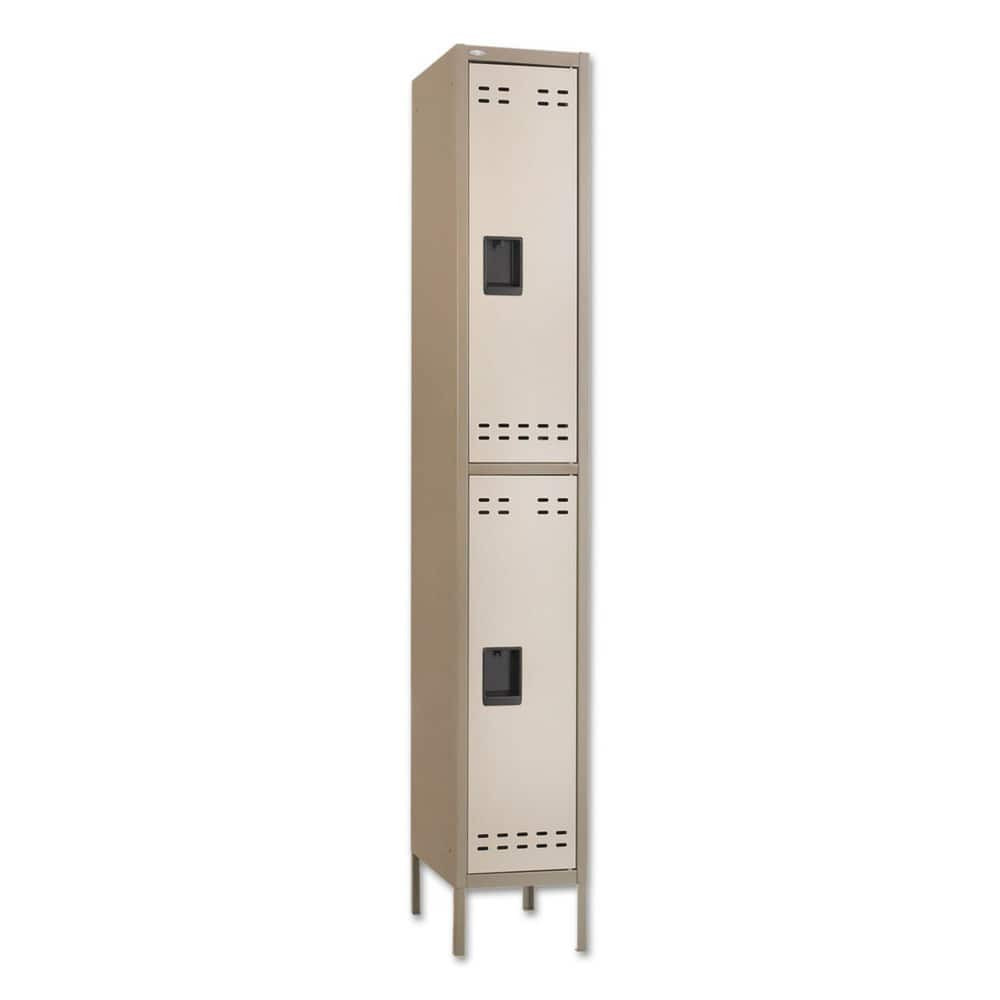 Safco SAF5523TN Lockers; Locker Configuration: 1-Wide ; Assembled: Yes ; Handle Type: Recessed ; Cabinet Height Range: Full Height ; Locker Material: Steel ; Locking Mechanism: Padlock