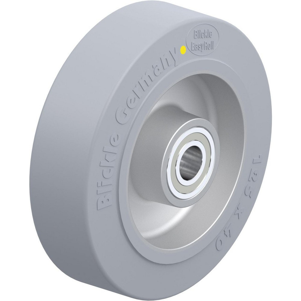 Blickle 911572 Caster Wheels; Wheel Type: Rigid; Swivel ; Load Capacity: 550 ; Bearing Type: Ball ; Wheel Core Material: Die-Cast Aluminium ; Wheel Material: Rubber ; Wheel Color: Gray