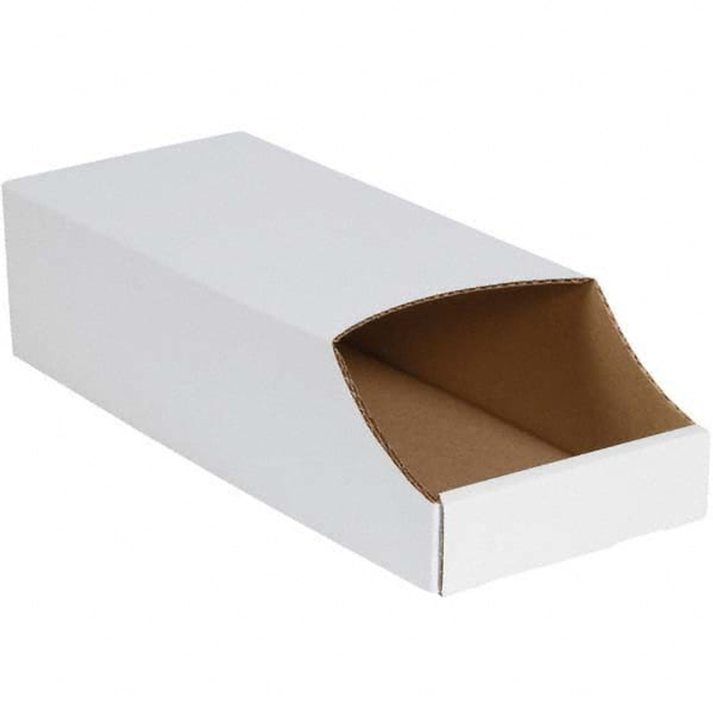Value Collection BINB718 Cardboard Stack & Nest Bin: White