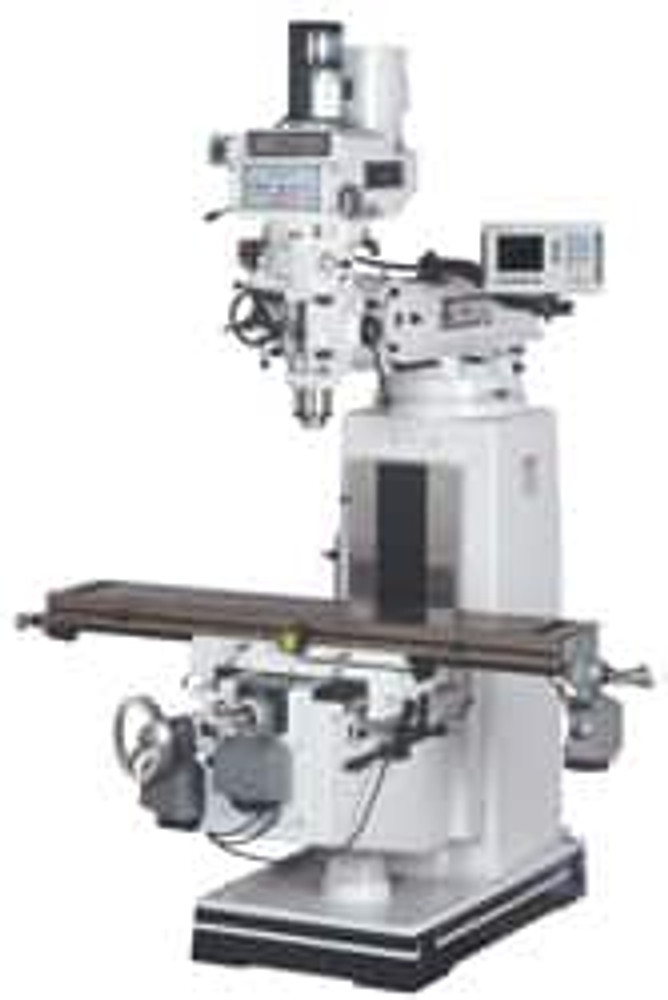Vectrax OUR STOCK - D 9" x 54" Knee Milling Machine: 5 hp, Variable Speed Pulley, 3 Phase