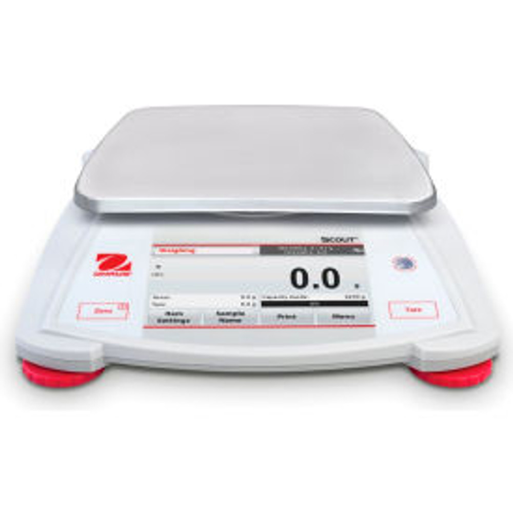 Ohaus Corporation Ohaus® Scout® STX6201 Electronic Portable Balance with LCD Display 6200g x 0.1g p/n 30253015