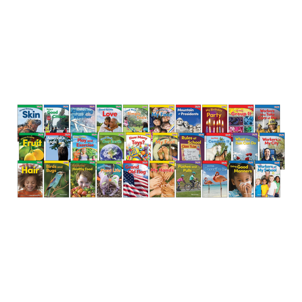 ATDEC 24703 Teacher Created Materials TIME FOR KIDS Nonfiction Book Set, Set Of 30 Books, Kindergarten