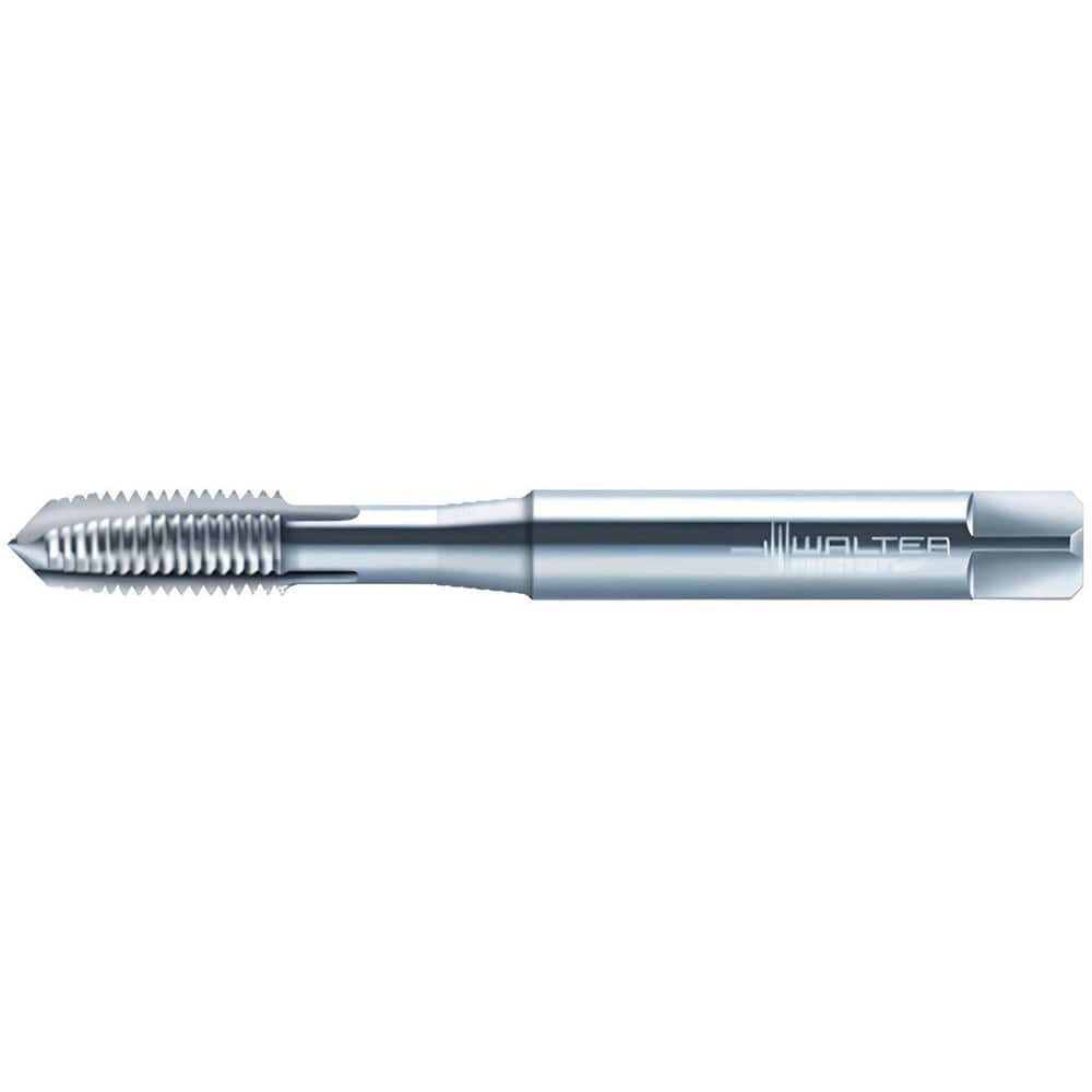 Walter-Prototyp 6149117 Spiral Point Tap: M5x0.8 Metric, 2 Flutes, Plug Chamfer, 6G Class of Fit, High-Speed Steel-E, Bright/Uncoated
